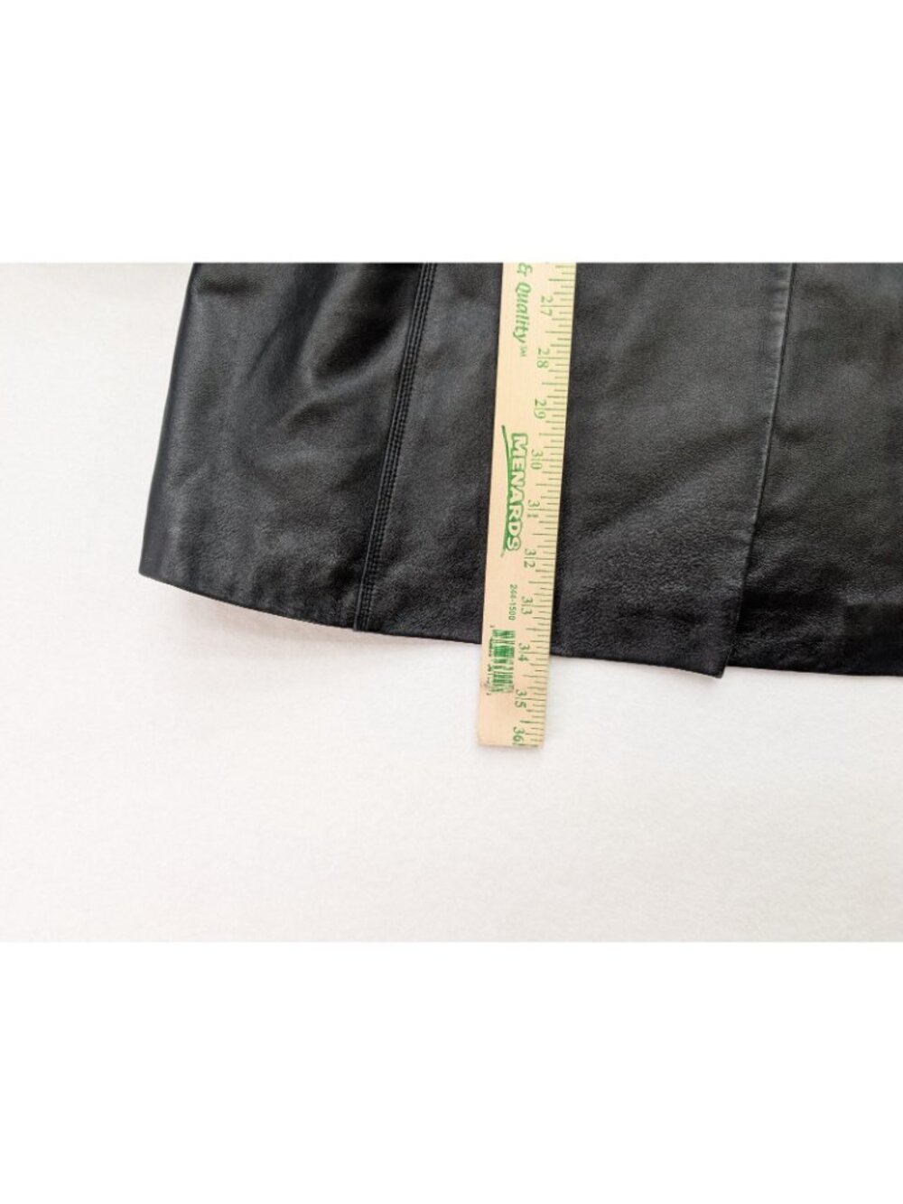 Coldwater Creek Women's Leather Jacket Coat Size M Black - Picture 6 of 11